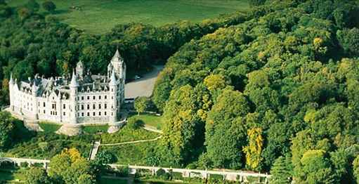 Dunrobin Castle is the most northerly of Scotlands great houses and dates back to the 1300s