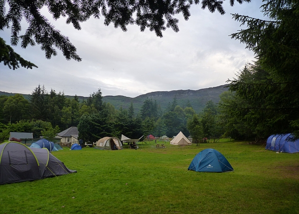 Inver Coille Camp Site Near Fort Augustus